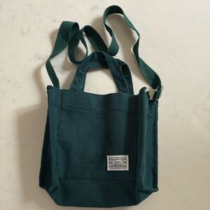 Letu‎ Green Corduroy Tote Bag